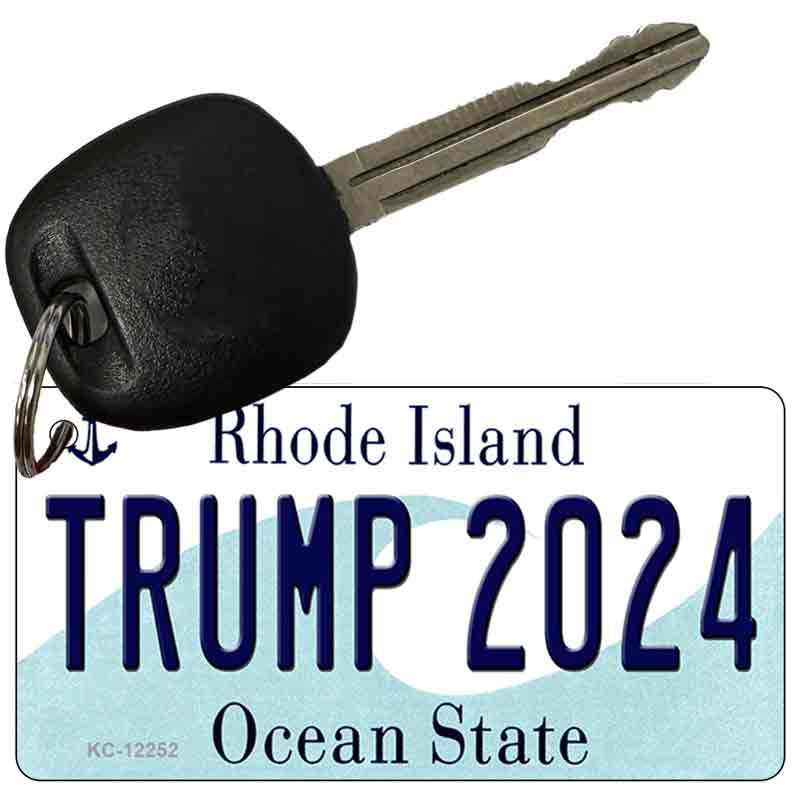 Trump 2024 Rhode Island Key Chain