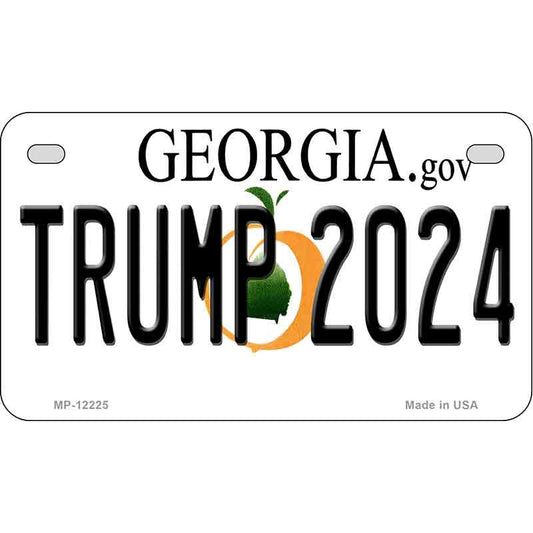 Trump 2024 Georgia Motorcycle Golf Cart Sign