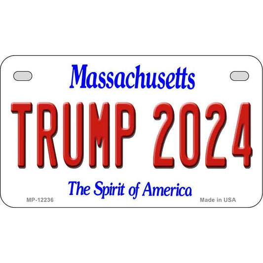 Trump 2024 Massachusetts Motorcycle Golf Cart