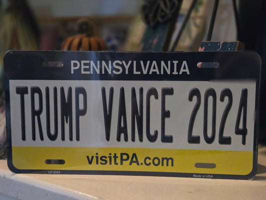 Trump Vance 2024 Pennsylvania Metal Sign