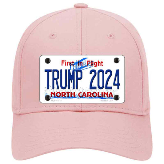 Trump 2024 North Carolina Pink Cotton Cap