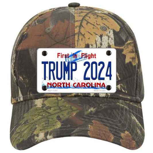 Trump 2024 North Carolina Camo Cotton Cap