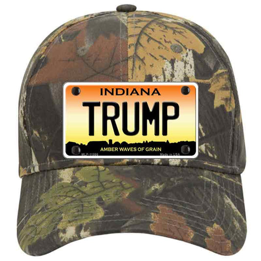 Trump Indiana Amber Waves of Grain Camo Cotton Cap