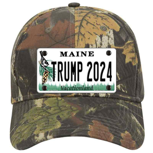 Trump 2024 Maine Camo Cotton Cap