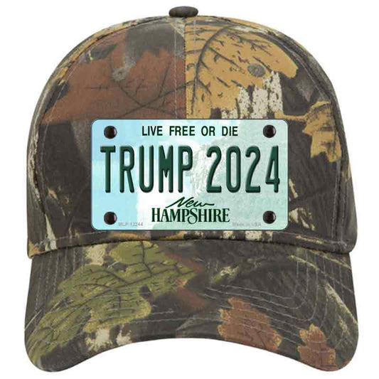 Trump 2024 New Hampshire Camo Cotton Cap