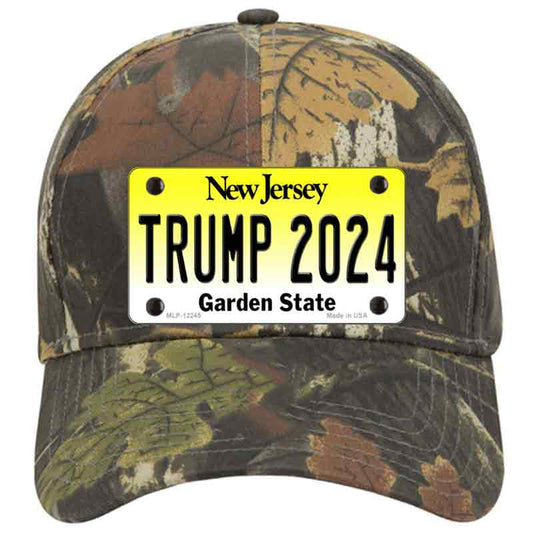 Trump 2024 New Jersey Camo Cotton Cap