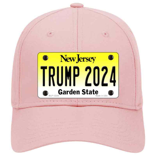 Trump 2024 New Jersey Pink Cotton Cap