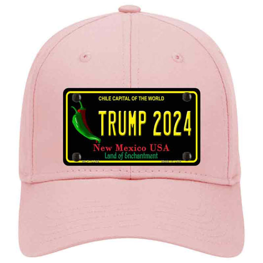 Trump 2024 New Mexico Black Pink Cotton Cap