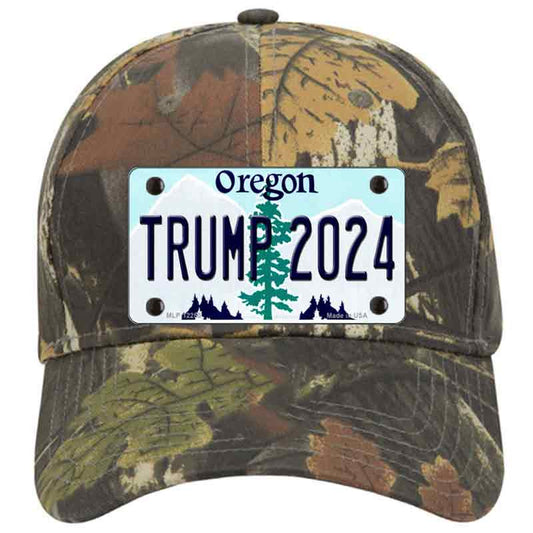 Trump 2024 Oregon Camo Cotton Cap