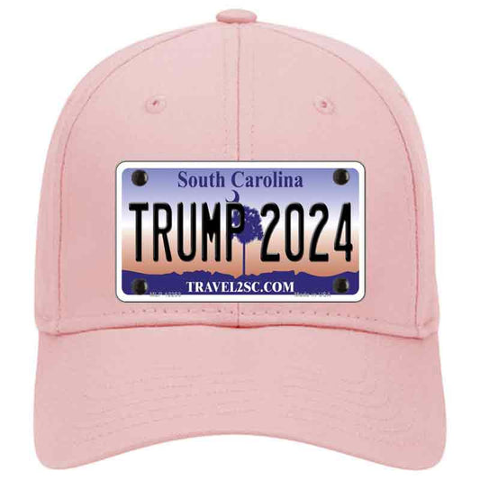 Trump 2024 South Carolina Pink Cotton Cap