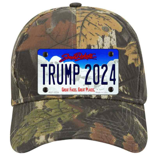 Trump 2024 South Dakota Camo Cotton Cap