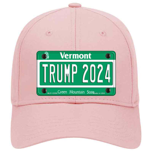 Trump 2024 Vermont Pink Cotton Cap