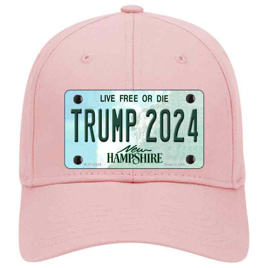 Trump 2024 New Hampshire Pink Cotton Cap