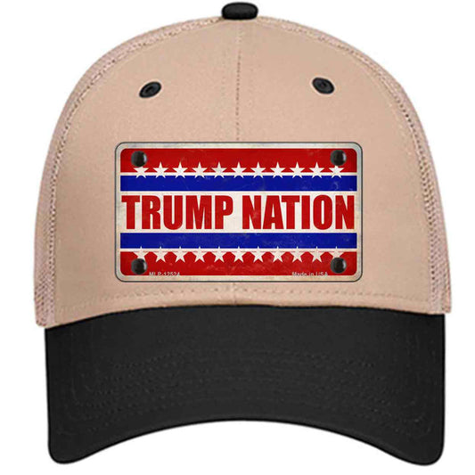 Trump Nation Khaki Trucker Mesh Cap