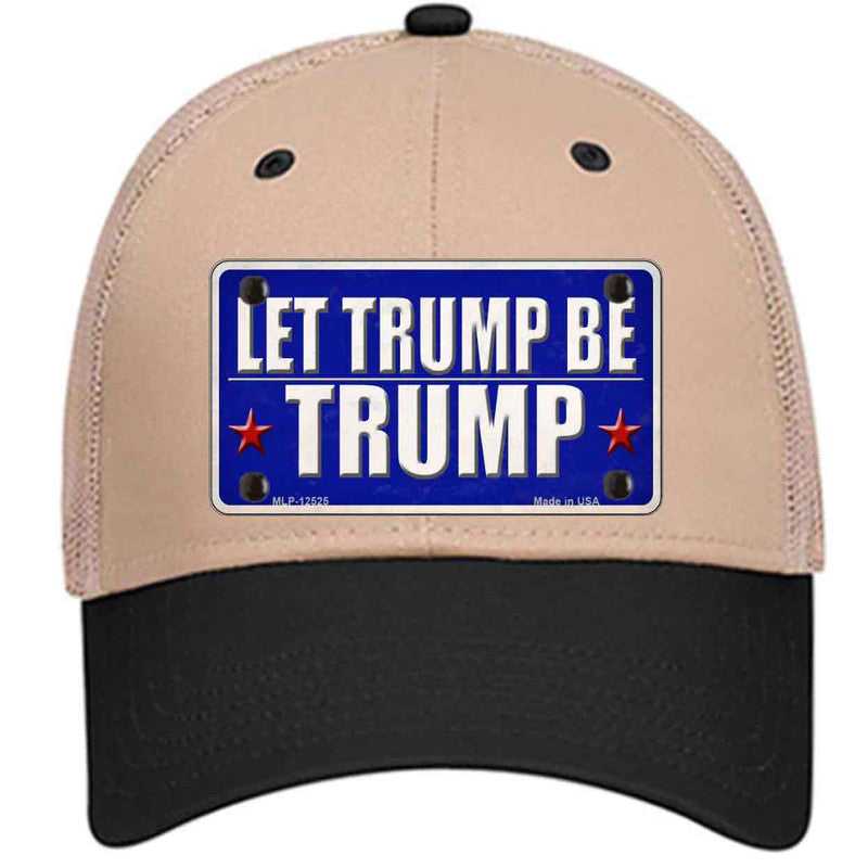 Let Trump Be Trump Khaki Trucker Mesh Cap