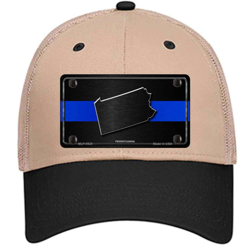 Thin Blue Line Pennsylvania Khaki Trucker Mesh Cap