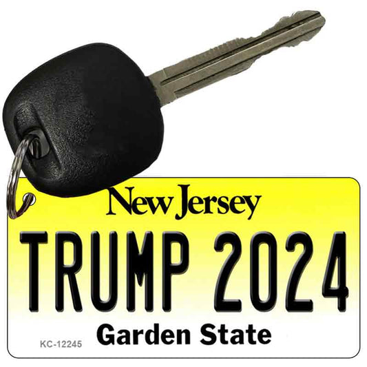 Trump 2024 New Jersey Key Chain