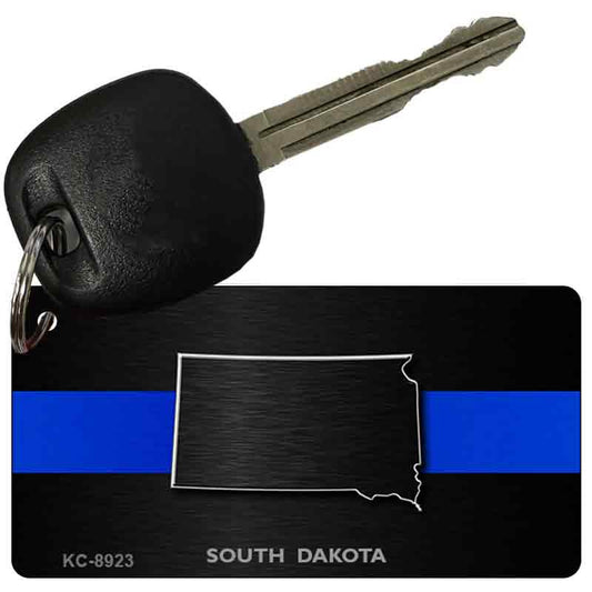 Thin Blue Line South Dakota Key Chain