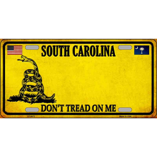 Don't Tread on Me South Carolina Metal Sign