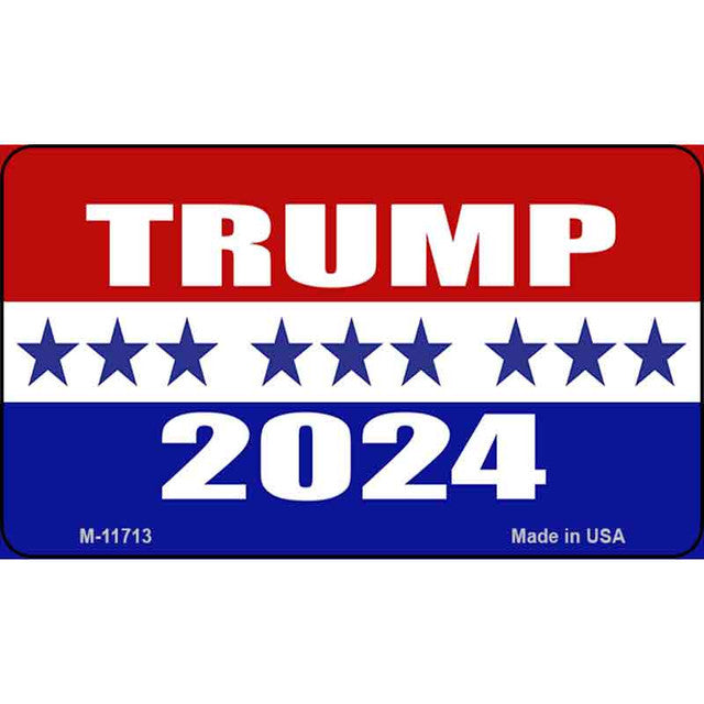 Trump 2024 Metal Magnet