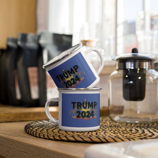 Trump 2024 Pennsylvania Enamel Mug