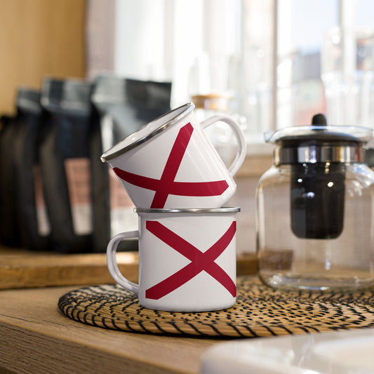 Alabama Flag Enamel Mug