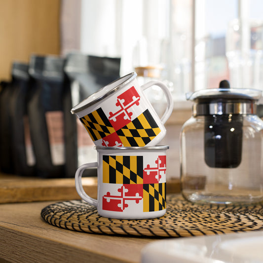 Maryland Flag Enamel Mug